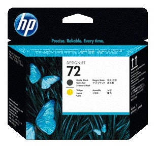 HP - Tête d'impression c9384a 72 jaune + noir mat