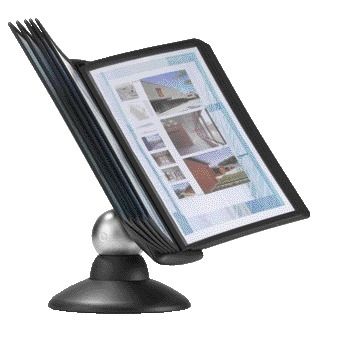 Durable - Desk stand 5587 Sherpa Motion 10 pockets black