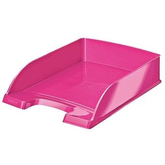 Leitz - Boîte aux lettres Wow A4 rose | 5 pièces