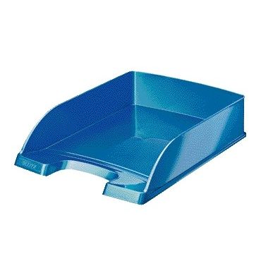Leitz - Cassetta delle lettere Wow A4 blu | 5 pezzi