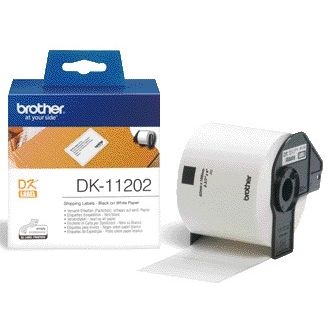 Brother - Etiket DK-11202 étiquette d'expédition 62x100mm 1 rouleau de 300 pièces blanc | 3 pièces