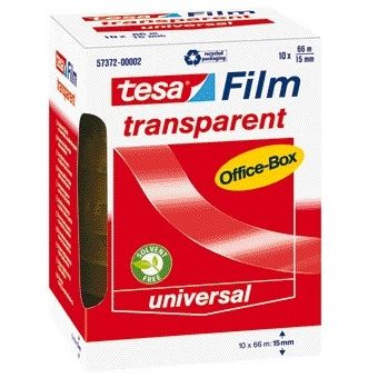Tesa - Plakband film 66mx15mm transparant