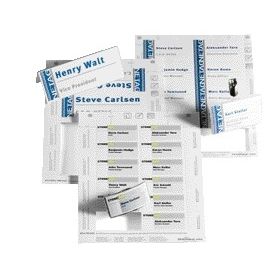 Durevole - Targhetta da tavolo 1460 carte 61/122x210mm 20 pezzi