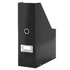 Leitz - Tijdschriftencassette WOW click store gerecycled karton zwart