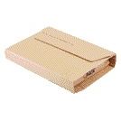 CleverPack - Carpeta de anillas Wrap packaging autoadhesiva marrón paquete de 25 piezas