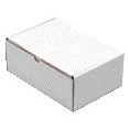 CleverPack - Pacco postale in cartone ondulato 220x160x90mm bianco pacco da 5 pezzi
