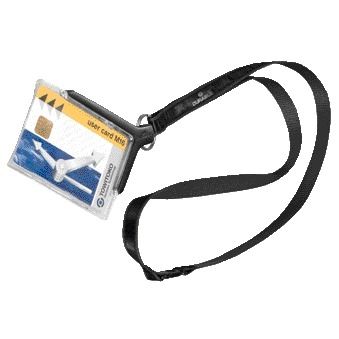 Durevole: porta pass di sicurezza 8207 con cordino tessile antracite