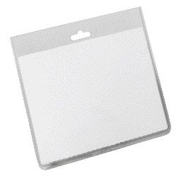 Durable - Veiligheidspasmapje 8135 gesloten 60x90mm | 20 stuks