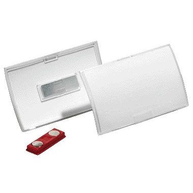 Durable - Badge 8212 Click Fold met magneet 40x75mm
