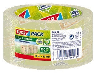 Tesa - Confezione pack® Eco Strong 66mx50mm trasparente | 6 pezzi