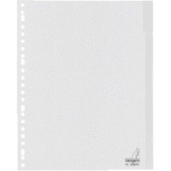 Kangaro - Lengüetas 23 agujeros G405FM 5 piezas + ventana PP gris | 25 piezas