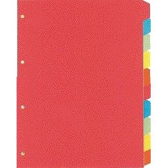 Kangaro - Onglets 4 trous PE410 Carton assorti 10 pièces | 25 pièces