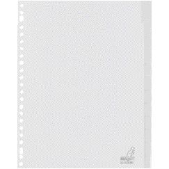 Canguro - Lengüetas 23 agujeros G412FM 12 piezas + ventana PP gris | 25 piezas