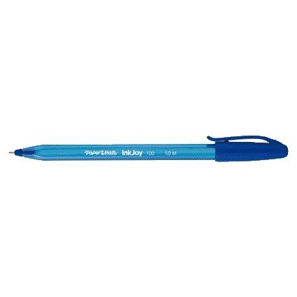 Paper Mate - Bolígrafo Inkjoy 100 azul medio | 50 piezas