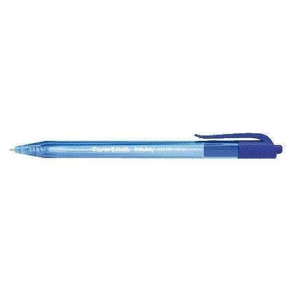 Paper Mate - Stylo bille Inkjoy 100RT bleu moyen