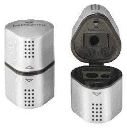 Faber Castell - Pencil sharpener Faber-Castell 2001 trio grip silver