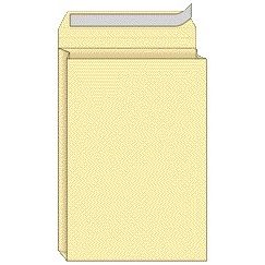Quantore - Envelop monsterzak 262x371x38mm zelfkl. creme 10 stuks
