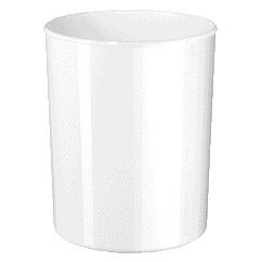 Han - Papelera iLine 13 litros redonda blanca
