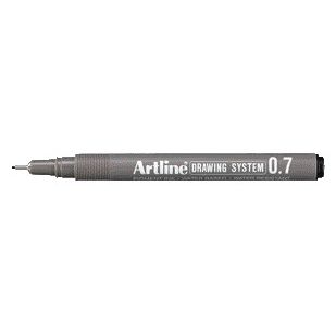 Artline - Fineliner technical 0.7mm black | 12 pieces