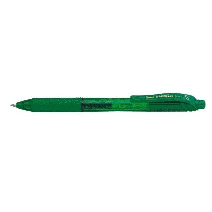 Pentel - Gelschrijver bl107 energel-x m groen | 12 stuks