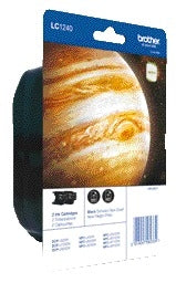 Brother - Inktcartridge LC-1240BKBP2 zwart 2x