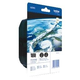 Brother - Tintenpatrone LC-985BK2 schwarz 2x