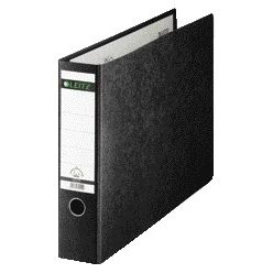 Leitz - Ordner 1073 180° zonder sleuven en randbeschermers 77mm karton.. | 2 stuks