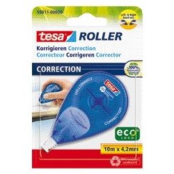 Tesa - Correctiee ® ecoLogo® rechts linkshandig 10mx4,2mm blister