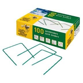 Loeffs - Support de paquet 1215 Quickbinder 100mm vert 100 pièces