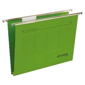 Quantore - Hanging folder Djois folio frontal recycled U-bottom green