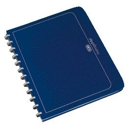Elba - lbum Vario-Zipp A4 25 bolsillos azul oscuro | 5 piezas
