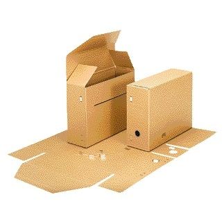 Esselte - Municipal archive box folio with brown brackets