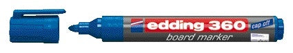 Edding - Rotulador para pizarra blanca 360 redondo 1,5-3 mm azul | 10 piezas