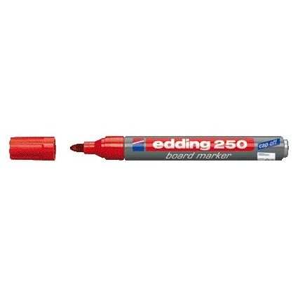 Edding - Whiteboardmarker 250 rond 1.5-3mm rood