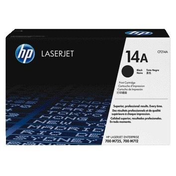 HP - Cartucho de tóner cf214a 14a negro