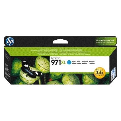 HP - Cartucho de tinta cn626ae 971xl azul