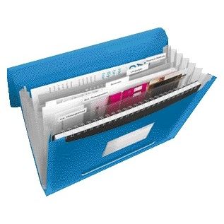 Esselte - Carpeta de proyectos Vivida A4 6 compartimentos PP azul