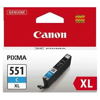 Canon - CLI-551XLC inktcartridge 1 stuk(s) Origineel Hoog (XL) rendement Foto cyaan