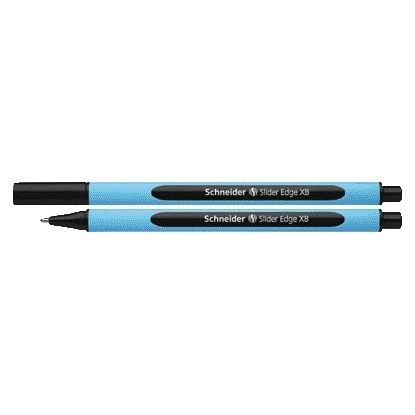 Schneider - Bolígrafo Slider Edge extra ancho negro | 10 piezas