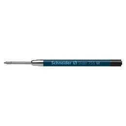 Schneider - Ricarica per penna a sfera 755 Slider media nera