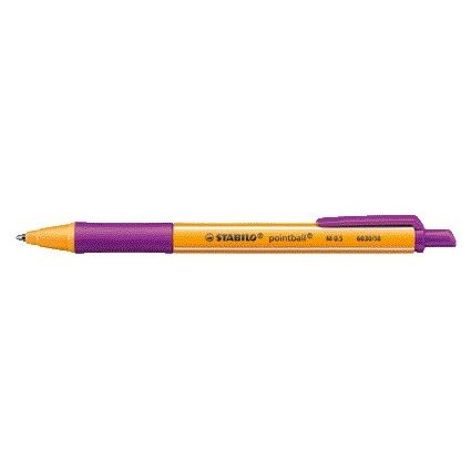 STABILO - Kugelschreiber pointball 6030/58 medium lila | 10 Stück