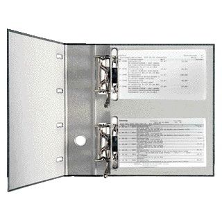 Leitz - Ordner 1092 banca giro con doppio meccanismo 75mm cartone A4 nero | 5 pezzi