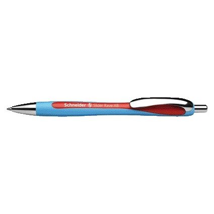 Schneider - Penna a sfera Slider Rave extra larga rossa | 5 pezzi
