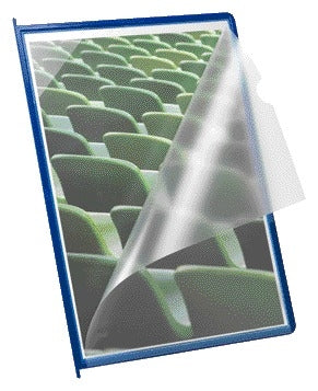 Quantore - Info bag Djois Flex-O-Frame with pen A4 blue | 10 pieces