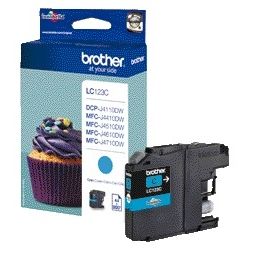 Brother - Inktcartridge LC-123C blauw