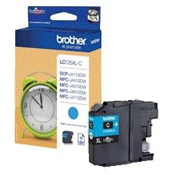 Brother - Cartucho de tinta LC-125XLC azul