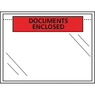 CleverPack - Enveloppe de liste de colisage autocollante imprimée 165x110mm paquet de 100 pièces