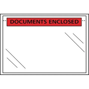 Cleverpack - Busta distinta base autoadesiva stampata 230x155mm confezione da 100 pezzi