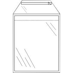 Cleverpack - Envelop akte b4 245x350 zk klep 50st tr | 20 stuks