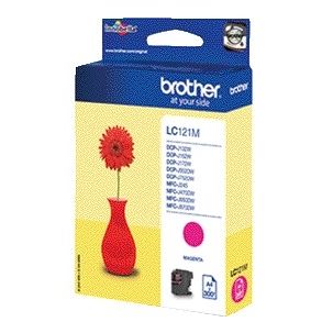 Brother - Cartuccia d'inchiostro LC-121M rossa